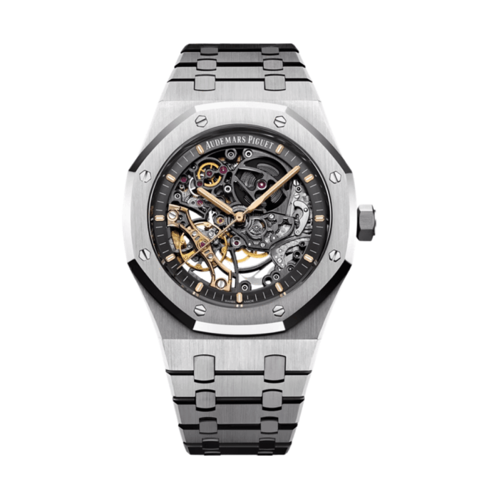 Audemars Piguet Royal Oak Openworked Double Balance Steel Replica - Image 1