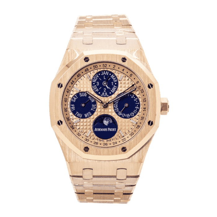 Audemars Piguet Royal Oak Perpetual Calendar Gold Dial Replica - Image 1
