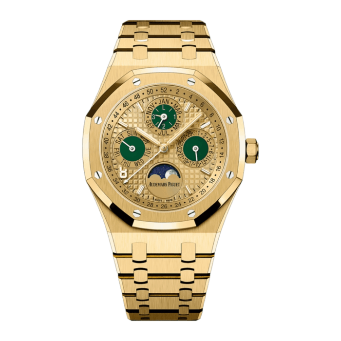Audemars Piguet Royal Oak Perpetual Calendar Yellow Gold Dial Replica - Image 1