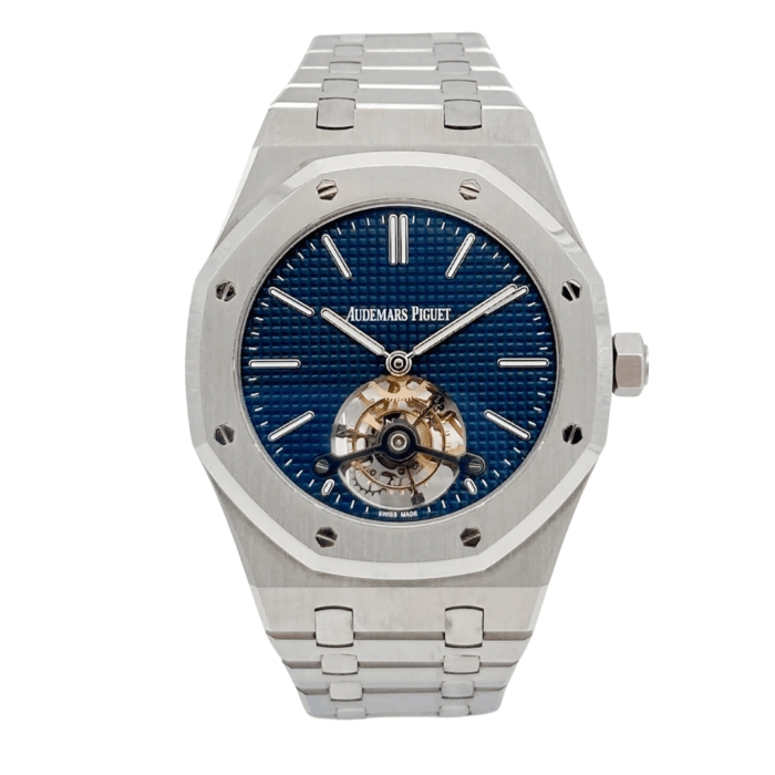 Audemars Piguet Royal Oak Tourbillon Blue Dial Replica - Image 1