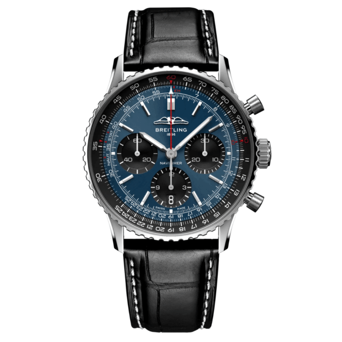 Breitling Navitimer B01 Chronograph Dark Blue Dial Replica - Image 1