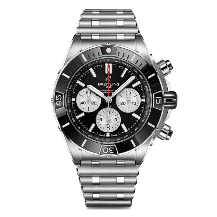 Breitling Super Chronomat B01 Black Dial Replica - Image 1