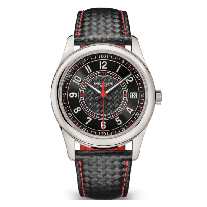 Patek Philippe Calatrava 6007G Black and Red Dial Replica - Image 1