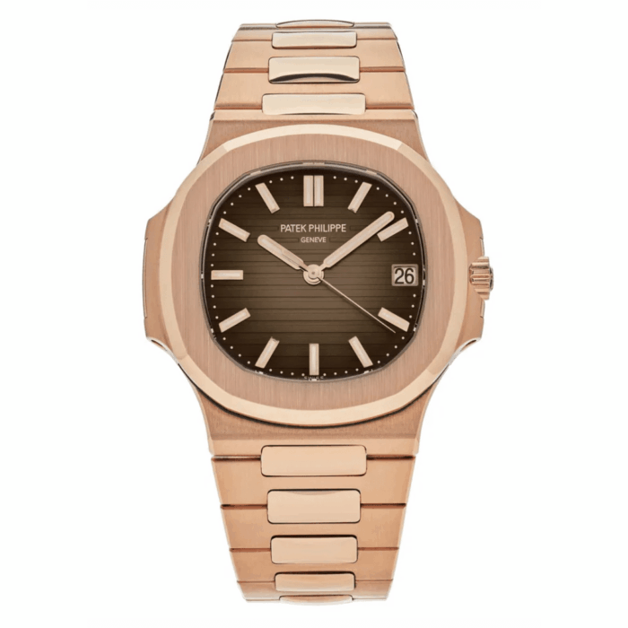 Patek Philippe Nautilus 5711 Rose Gold Black Dial Replica - Image 1