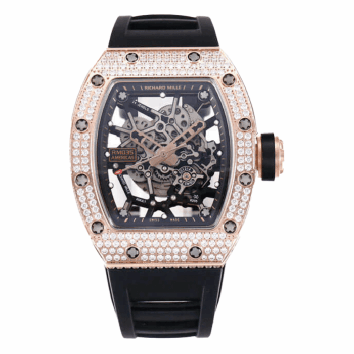 Richard Mille RM035 Iced-Out Replica - Image 1