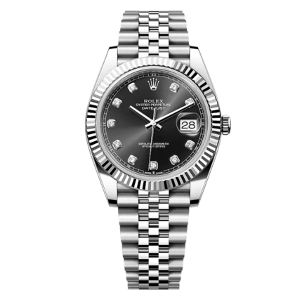 Rolex Datejust Black Diamond Dial Replica