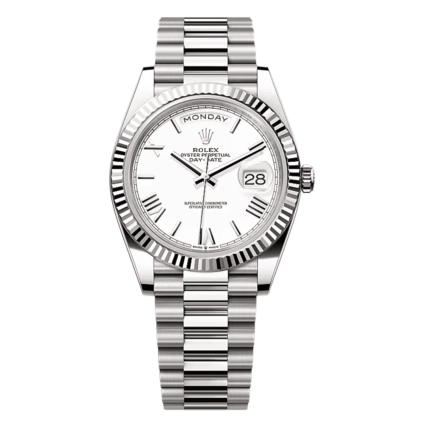 Rolex Day-Date White Dial Replica